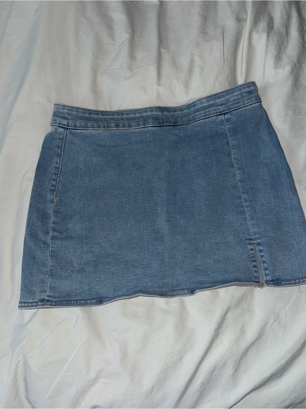 American Eagle Outfitters Light Blue Denim Mini Skirt